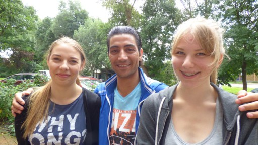 Auch Jugendliche ohne Migrationshintergrund sind mit dabei und fördern so das interkulturelle Verständnis